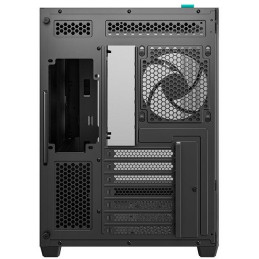 DEEPCOOL skříň CG530U 4F / ATX / 4x120mm ARGB / 2xUSB / USB-C / zaoblené sklo / panoramatická / černá