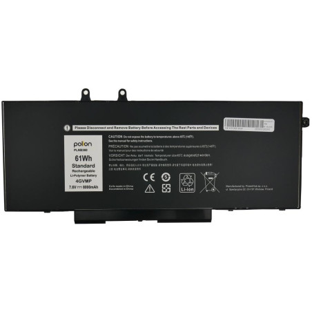 TRX Baterie Polion 4GVMP pro notebooky DELL 451-BCNX Latitude 5400 5500 5510 Precision 3541 8000mAh 61Wh/ neoriginální