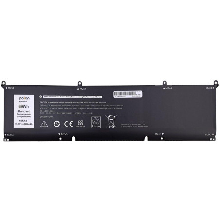 TRX Baterie Polion 69KF2 pro notebooky DELL 451-BCQI 8FCTC Precision G15 5550 XPS 9500 - 6000mAh 69Wh/ neoriginální