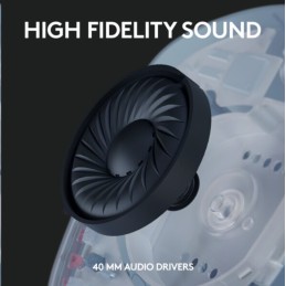 Bezprzewodowy zestaw słuchawkowy do gier Logitech G435 LIGHTSPEED - NIEBIESKI