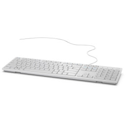 DELL klávesnice KB216/ multimediální/ německá/ GER/ DE/ USB/ drátová/ bílá