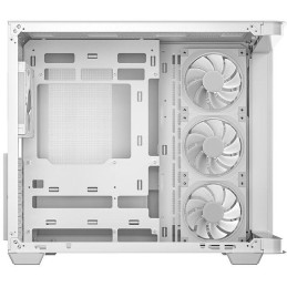 DEEPCOOL skříň CG530U 4F / ATX / 4x120mm ARGB / 2xUSB / USB-C / zaoblené sklo / panoramatická / bílá