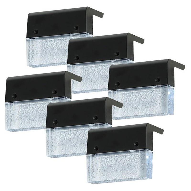 IMMAX DECK venkovní solární LED osvětlení, se světelným čidlem, RGB, 1W, IP65, 6ks