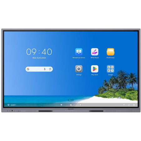 HIKVISION IFP 65"  4K, 8GB/128GB storage, 400 nit, 50 points, Android 14, USB, HDMI, Wifi ,BT,  EDLA
