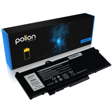 TRX Baterie Polion GRT01 pro notebooky DELL 451-BCUN Latitude 5421 5521 5531 Precision 3470 - 3950mAh 60Wh/ neoriginální