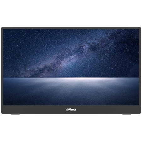 DAHUA 16" LED PM16-F201SDT/ IPS panel/ 1920x1080 (FHD)/ 1000:1/ 6ms/ 250 cd/m2/ HDMI/ 2xUSB-C/ VESA 75x75/ černý