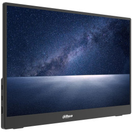 DAHUA 16" LED PM16-F201SDT/ IPS panel/ 1920x1080 (FHD)/ 1000:1/ 6ms/ 250 cd/m2/ HDMI/ 2xUSB-C/ VESA 75x75/ černý