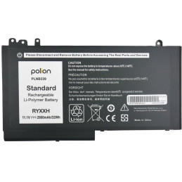 TRX Baterie Polion PLNB339 pro notebooky DELL RYXXH Latitude E5250 E5450 E5550 2900mAh/ neoriginální