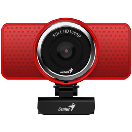 GENIUS webová kamera ECam 8000/ červená/ Full HD 1080P/ USB-C/ USB/ mikrofon