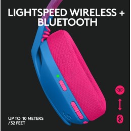 Bezdrátová herní náhlavní souprava Logitech G435 LIGHTSPEED – MODRÁ