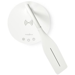 NEDIS LED lampička/ Qi nabíjení/ 15 W/ 100-240V/ přirozená, studená, teplá bílá/ stmívatelná/ 350lm/ 2700 - 6500K/ bílá