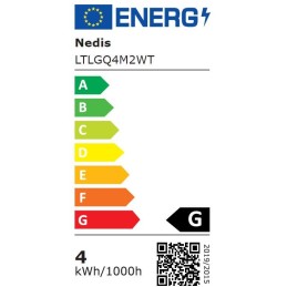 NEDIS LED lampička/ Qi nabíjení/ 15 W/ 100-240V/ přirozená, studená, teplá bílá/ stmívatelná/ 350lm/ 2700 - 6500K/ bílá