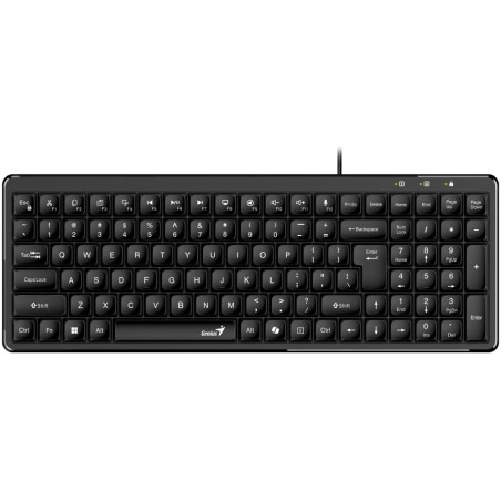 GENIUS LuxeMate 120/ Drátová/ USB/ Copilot/ černá/ CZ+SK layout