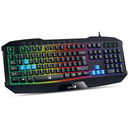 GENIUS GX GAMING Scorpion K215/ Herní drátová klávesnice/ podsvícená/ USB/ Copilot/ černá/ CZ+SK layout