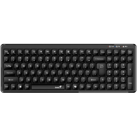 GENIUS LuxeMate Q7100BT Wireless/ duální BT+2,4GHz/ Copilot/ USB/ černá/ CZ+SK layout