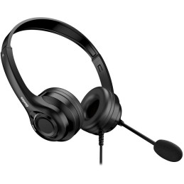 GENIUS headset HS-235U/ USB-C/ USB/ Copilot/ délka kabelu 2,4 m