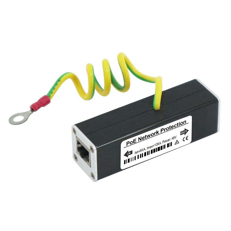 XtendLan Přepěťová ochrana UTP vedení, zemnící vodič, 100/1000Mbit, chrání dva páry