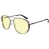 GUNNAR Büro-/Gaming-Brille FALLOUT BROTHERHOOD OF STEEL /GUNMETAL/ * bernsteinfarbene Gläser * BLF 65 * GUNNAR Fokus
