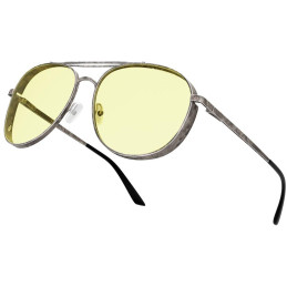 GUNNAR kancelářske/herní brýle FALLOUT  BROTHERHOOD OF STEEL /GUNMETAL/ * jantárová skla * BLF 65 * GUNNAR focus