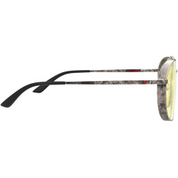 GUNNAR kancelářske/herní brýle FALLOUT  BROTHERHOOD OF STEEL /GUNMETAL/ * jantárová skla * BLF 65 * GUNNAR focus