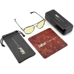 GUNNAR kancelářske/herní brýle FALLOUT  BROTHERHOOD OF STEEL /GUNMETAL/ * jantárová skla * BLF 65 * GUNNAR focus