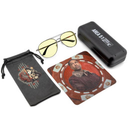 GUNNAR kancelářske/herní brýle FALLOUT  BROTHERHOOD OF STEEL /GUNMETAL/ * jantárová skla * BLF 65 * GUNNAR focus