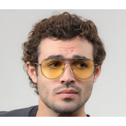 GUNNAR kancelářske/herní brýle FALLOUT  BROTHERHOOD OF STEEL /GUNMETAL/ * jantárová skla * BLF 65 * GUNNAR focus