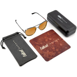 GUNNAR kancelářske/herní brýle FALLOUT  BROTHERHOOD OF STEEL /GUNMETAL/ * jantárová skla MAX * BLF 98 * GUNNAR focus