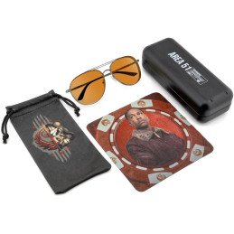 GUNNAR kancelářske/herní brýle FALLOUT  BROTHERHOOD OF STEEL /GUNMETAL/ * jantárová skla MAX * BLF 98 * GUNNAR focus