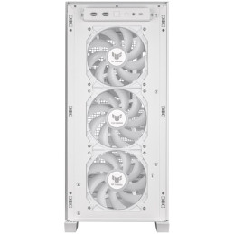 POUŽITÉ - ASUS skříň TUF GAMING GT302 TG ARGB WHITE/ ATX / průhledná bočnice / 4x 140mm ARGB / bez zdroje / bílá