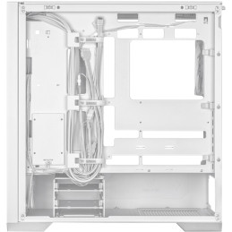 POUŽITÉ - ASUS skříň TUF GAMING GT302 TG ARGB WHITE/ ATX / průhledná bočnice / 4x 140mm ARGB / bez zdroje / bílá