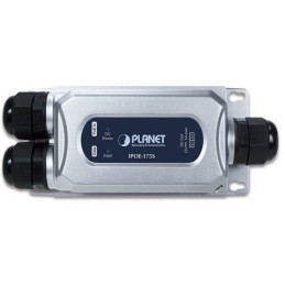 Planet IPOE-175S, Ultra PoE průmyslový splitter 802.3bt do 60W, výstup 12VDC, 1Gb, DIN, IP67, -40~75st., PoH