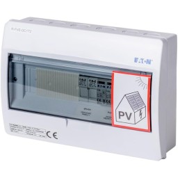 Solarmi DC1T2 osazený rozvaděč pro fotovoltaiku, svodič, odpojovač, pojistky