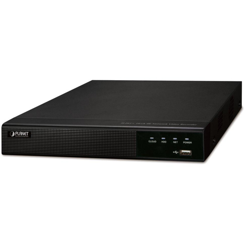 Planet NVR 16x IP/ 8Mpix/ 120Mbps/ 1x HDD/ 1x LAN/ NIS2 + NDAA Compliance