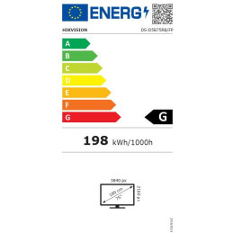 HIKVISION IFP 75"  4K, 8GB/128GB storage, 400 nit, 50 points, Android 14, USB, HDMI, Wifi ,BT,  EDLA, kamera, mikrofon