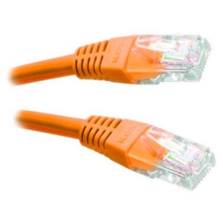 XtendLan Patch kabel Cat 5e UTP 0,5m - oranžový
