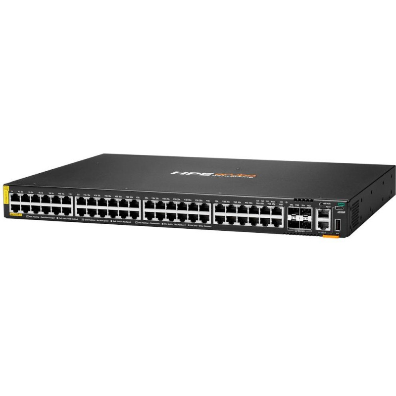 HPE Aruba Networking CX 6200F 48G Class-4 PoE 4SFP+ 740W Switch