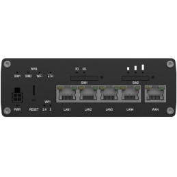 Teltonika RUTM16 průmyslový router   4x LAN, 1x WAN, LTE Telit global, Dual SIM + eSIM, WiFi 5