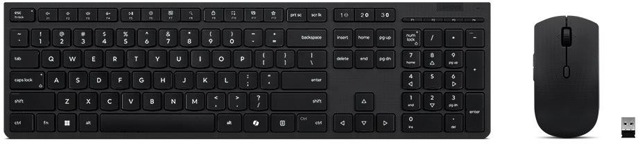 Lenovo klávesnica a myš Professional Wireless Rechargeable Combo Keyboard and Mouse - SK/SK