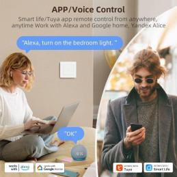 IMMAX NEO SMART vypínač Nexa pro ovládání žaluzií a rolet, Zigbee 3.0, 230V, TUYA
