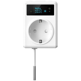 IMMAX NEO SMART chytrá vnitřní zásuvka s teploměrem bez kolíku (typ F)/ 16A/ Wi-Fi/ TUYA/ LIDL