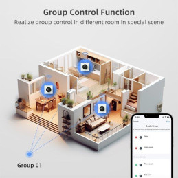 IMMAX NEO LITE SMART termostat Nexa pro elektrické podlahové topení 16A, Zigbee, TUYA