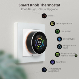 IMMAX NEO LITE SMART termostat Nexa pro elektrické podlahové topení 16A, Zigbee, TUYA