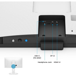 BENQ 24" LED GW2490TC/ 1920x1080/ IPS panel/ 1500:1/ 5ms/ 2xHDMI/ DP/ USB-C/repro/ výškově nastavitelný/černý