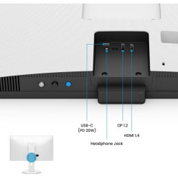 BENQ 27" LED GW2790TC/ 1920x1080/ IPS panel/ 1500:1/ 5ms/ 2xHDMI/ DP/ USB-C/ repro/ výškově nastavitelný/ černý