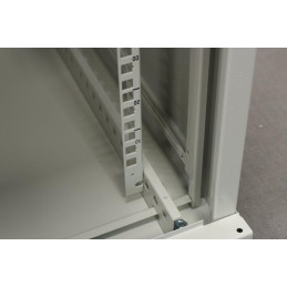 XtendLan 12U/600x600, na zeď, jednodílný, složený, skleněné dveře, šedý-osobní odběr,bez krabice