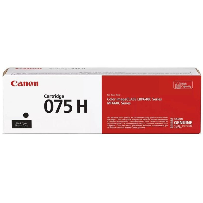 Canon TONER 075 H BK černá pro i-SENSYS LBP646Cdw, LBP647Cdw, MF664Cdw, MF667Cdw