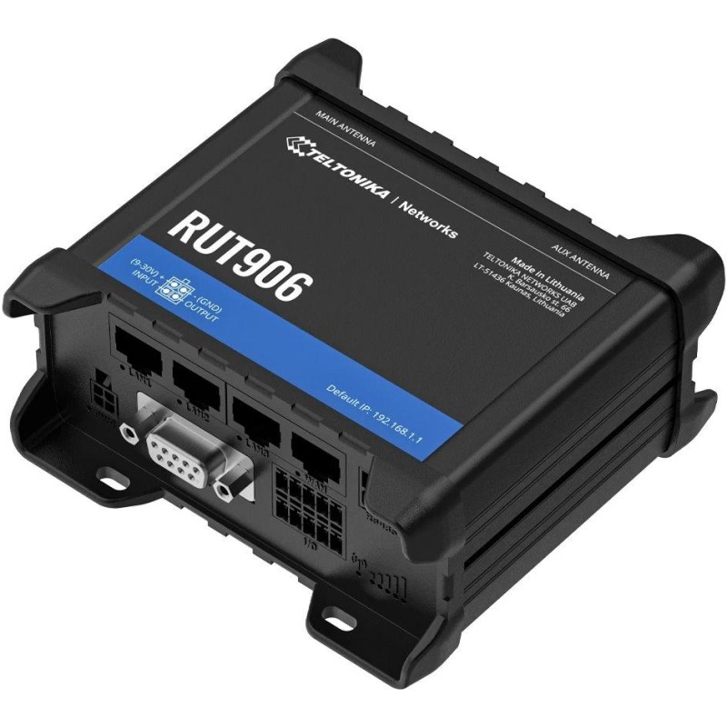 Teltonika RUT906 průmyslový router, 4G, Dual SIM, RS232/RS485