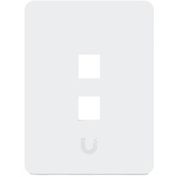 Ubiquiti Universal Paintable 2-Port Keystone Wall Plate Vertical