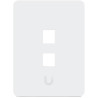 Ubiquiti Universal Paintable 2-Port Keystone Wall Plate Vertical